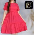 Womens Normal Frock More Colours Sleeve For Beautiful Girls Fk10007. 