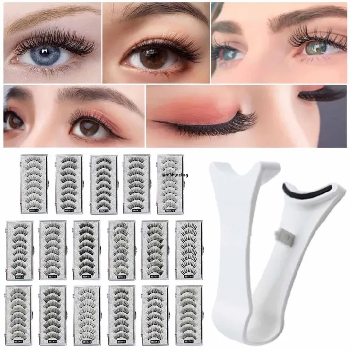 d8%20Magnetic%20Natural%20Mink%20Roll%205%20Pairs%20Magnet%20Tweezers%20with%203D%20Hair%20Curler%20Extension%20Makeup%20Lash%20Curler%20Professional%20Clip%20Q7%20-%20Image%202