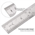 Steel Measuring Ruler - Heavy Duty Stainless Steel - 18 in - 450mm. 