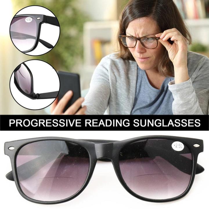 Progressive Reading Sunglasses Bifocal Progressive Grey Lens For Men And Women Outdoor Fishing Sunglasses Diopter 2.5 Daraz.lk