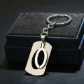 Men's Keychain Couple Keychain Gift Keychain Personalized Keychain Initial Keychain Alphabet Keychain. 