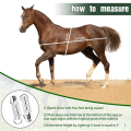 Horse Height Weight Tape Horse Measuring Tape PVC Horse Measuring Stick Livestock Body Measuring Tool, 8.2 Feet Long. 