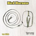 Adjustable Bird Harness With Leash Parrot Harness Pigeon Harness 145cm Length Leash. 