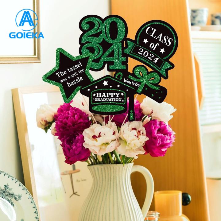 GOIKEA%20Graduation%20Table%20Decorations%20Class%20of%202024%20Glitter%20Graduation%20Centerpiece%20Sticks%20Set%20Perfect%20Table%20Decor%20for%20Graduation%20Party%20Bamboo%20Skewer%20Cake%20Toppers%20-%20Image%204
