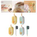 Cleaning Brush with Soap Dispenser Stains Scrub Brushes Cofortable Grip Laundry Scrubbing Brush Scrubber Brush for Wall Carpet Floor. 
