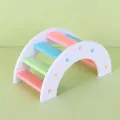 Exercise Play Toys Swing Small Animal Hedgehog Gerbil Hamsters House Pet Sport Exercise Toys Set Rainbow Bridge. 