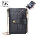 LouisWill Men Wallets Bags Business Wallets PU Clutch Zipper Wallets Fashion PU leather Short Wallet Travel Purses Handbag Coin Pouch ID Credit Cards Holders Wallet for Men. 