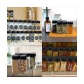 Spices Glass Bottle Set with Lid 110ml Glass jar 1pcs. 