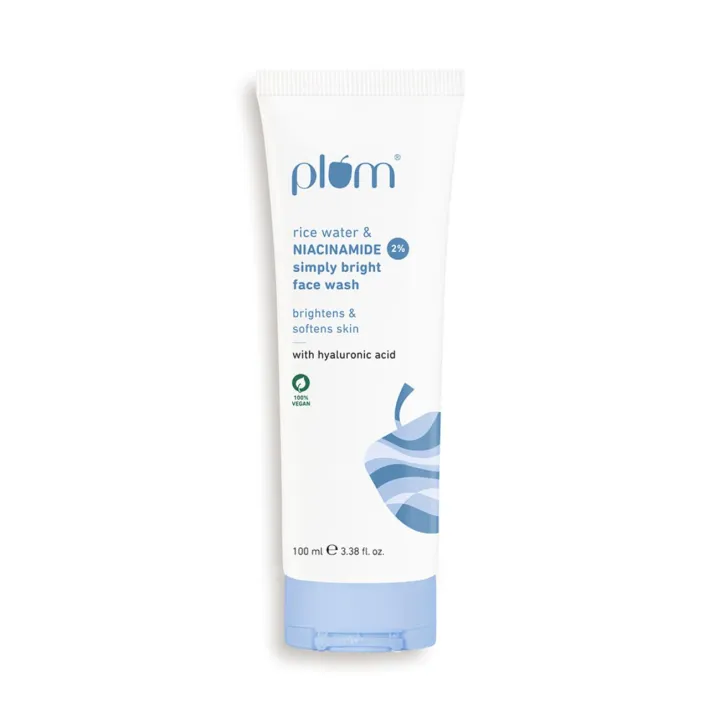 Plum Simply Bright 2% Niacinamide Face Wash With Rice Water