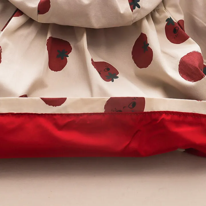 Tomato%20Print%20Infant%20Hooded%20Jacket%20Spring%20And%20Autumn%20New%20Girls'%20Baby%20Long%20Sleeve%20Zipper%20Coat%20Versatile%20Girl%20Children'S%20Clothing%20Suitable%20For%200-3%20Years%20Old%20-%20Image%207