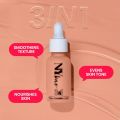 NY Bae 3 in 1 Serum Foundation with Primer | Cool Sand 06 (30 ml) | Lightweight & Moisturizing | Buildable & Flawless Coverage | Evens Skin Tone | Glowing Korean Skin | Celeb Glow | Dewy Makeup. 