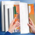 10PCS/Set Simple A4/A5/16K Book Wrapper Cover Waterproof Transparent Textbook Skin Book Sleeve Book Protection. 