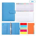 A6 size Budget binder User-friendly Budget-friendly Compact design Money saving wallet material Multicolor options Notebook. 