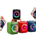 Es300 Portable Bluetooth Wireless Square Mini Speaker with FM Radio Music. 