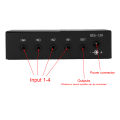 Sound Mixer 1/8in Input Output Port Super Low Noise DC5-12V Stereo Line Sound Mixer Independent Control for Microphone. 