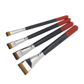 Lacquerware Paint Brush Short Haired Nylon Brush for Lacquer Art Large Size Oil Painting Material Supplies Small Flat Pen. 