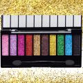COSLUXE Glitter Eyeshadow Palette, 10 Colors Shimmer Eye Shadow Highly Pigmented Long Lasting Makeup Palette,Multicolor 13g (02) Shimmery Finish JEZ. 