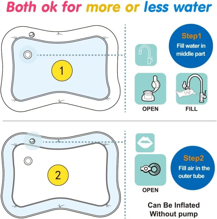 Tummy%20Time%20Water%20Mat%20Inflatable%20Baby%20Water%20Play%20Mat%20for%20Kids%20Perfect%20Sensory%20Toys%20Baby%20Early%20Development%20Activity%20Centers%20for%20Infants%20&%20Toddlers%203%20to%2024%20Months%20Newborn%20Girls%20Boys%20-%20Image%204