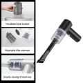 2 in 1 Rechargeable Wireless Car Vacuum Cleaner with LED Light, Portable Mini Wet/Dry Vacuum for Car Interior and Home Cleaning. 
