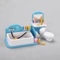 1:12 Scale Dollhouse Bathroom Set Kids Toy Playset Miniature Furniture Toys. 