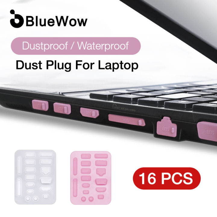 BlueWow 16PCS Anti Dust Port Plug for Laptops Dust Proof Anti Dust Plug Laptop Stopper Cover QT-16