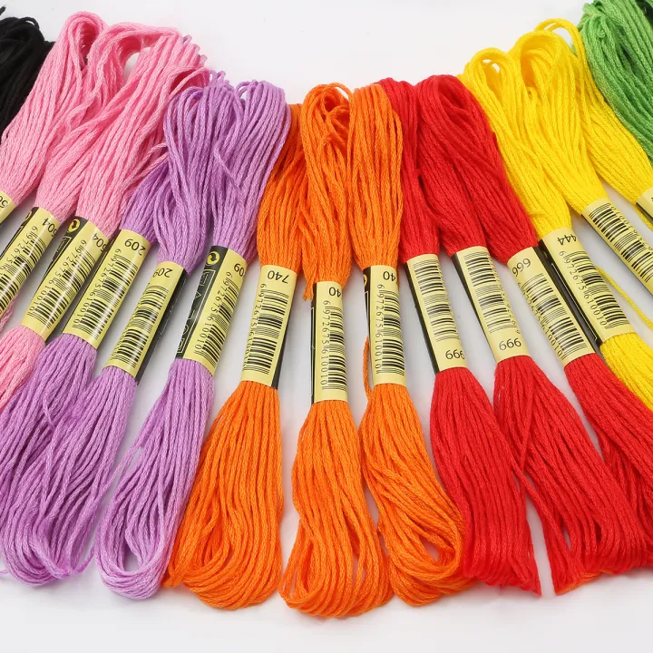 5-50pcs%207.5m%20Multicolour%20Cross-Stitch%20Thread%20Fancy%20Yarn%20Wiring%20Hairpin%20Embroidery%20Thread%20Embroidery%20Thread%20Handmade%20DIY%20Craft%20Making%20-%20Image%209