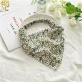 Ruoshui Triangle Hair Scarf For Woman Summer Printed Floral Bandanans Woman Hair Accessories Headband Elastic Hiarband Headwrap. 