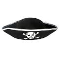 2024 New 12.99x12.99x3.54 Pirate Hat Three Cornered Buccaneer Costume Hat for Kids for Play Costume Supplies Captain Jack Party. 