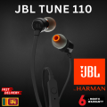JBL T110 In Ear Headphones Pure Bass Handfree. 