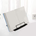 Desk Book Stand Metal Reading Rest Book Holder Angle Adjustable Stand Document Holder Portable Sturdy Lightweight(Black). 