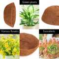 14 Inch Coco Liner for Planters, 2PCS Round Replacement Plant Basket Liners Natural Coco Fiber Liner for Hanging Basket. 