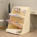 Desk Organizers Stationery Storage Container 4 Tier for Countertop Home. 