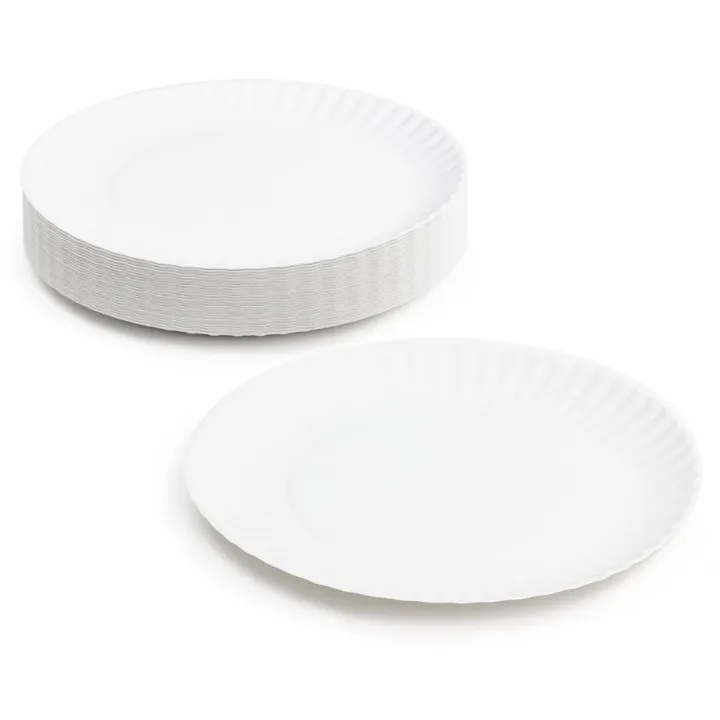 25%20Pcs%20Disposable%20Party%20Paper%20Plate%20White%20Baby%20Birthday%20Party%20Decoration%20Paper%20Dinner%20Plate%20Round%20Disposable%20Items%20%E2%80%93%20Small,%20Medium%20-%20Image%203