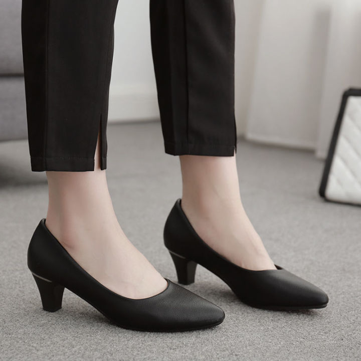Professional%20Women's%20Shoe%20Summer%20High%20Heels%20Black%20Leather%20Shoes%20Formal%20Clothes%20Interview%20Work%20Shoes%20round%20Head%20Chunky%20Heel%20Mid%20Heel%20Work%20Shoes%20Women%20-%20Image%205