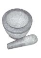 Wangediya Mortar and Pestle, 5. inch,, polished Granite, for Grinding Spice and Making Sauces. 