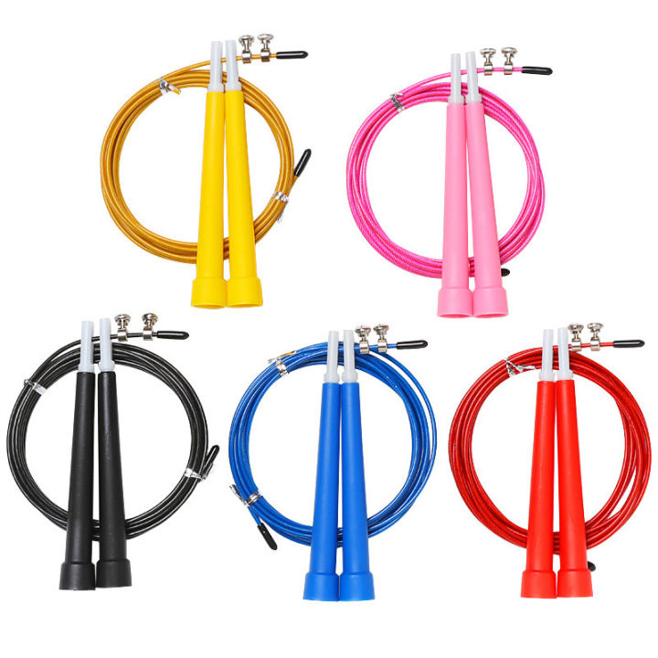 【Low Lrice】Welkin Jump Skipping Ropes Cable Steel Adjustable Fast Speed ...