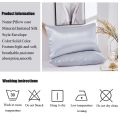 Premium Quality Silk Pillow Case 18"x 27" Bed Decoration Pillow Cover 1 Peice. 