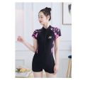 Fashion Slimming Professional One-Piece Summer 2024 Boxer Hot Spring Swimsuit plus Size Swimwear Women's Sports Swimsuit New. 