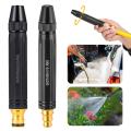 Water Spray Gun Car Wash Nozzle High Pressure Nozzle for 1/2" Hose Pipe High Pressure Water Gun Nozzle Adjustable Car Washer Gun Jet Spray for Car Wash Water Spray Nozzle for Garden & Window (Black). 