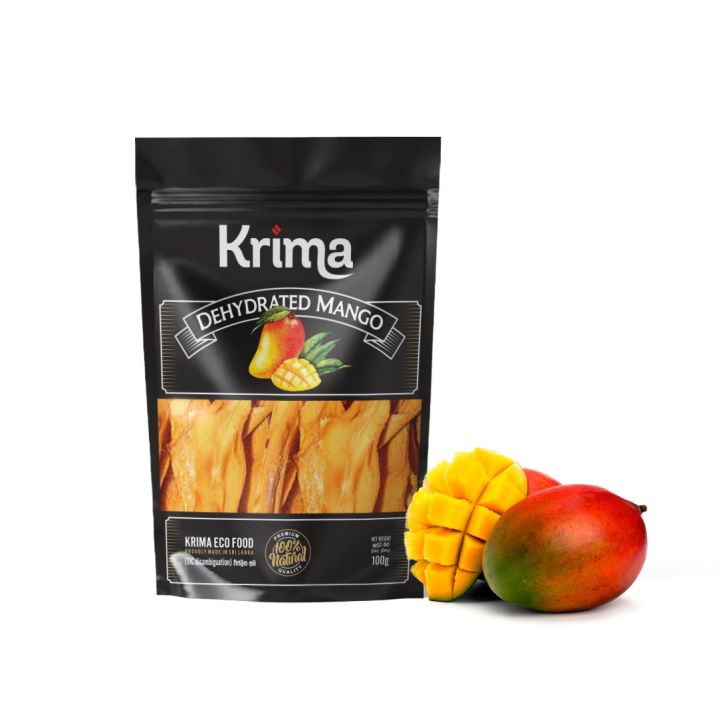 Krima Dehydrated Mango Slices Dried Fruits High Quality & Taste - 100G