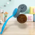 Stainless Steel 3pcs Scrubber with handle. 