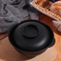 Portable With Lid Ramen Bowl Binaural Japanese Style Instant Noodle Bowl Plastic 250ml Soup Bowl Dormitory. 