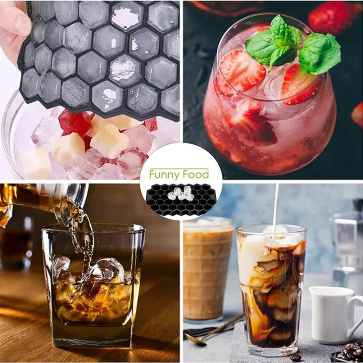 LKPCIGCXM%203%20Pack%20Silicone%20Small%20Ice-Cube%20Trays%20with%20Removable%20Lid,%20Easy-Release%20&%20Flexible%20Hexagonal%2037-Ice-Cube%20Molds%20-%20Image%206