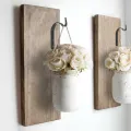 1Pc Iron Garden Wall Basket Plant Holder Hanger Flower Pot Hanging Bracket/Screw Black Lantern Light Holder Shape J Hook Shelf Accessories. 