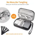 Electronic Organizer, Travel Cable Organizer Bag Pouch Portable Electronic Phone Accessories Storage Multifunction Case. 