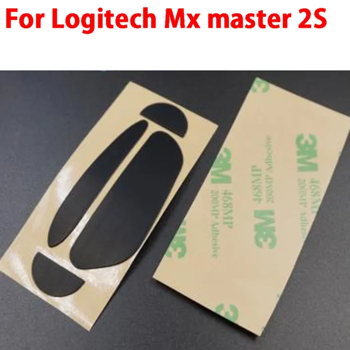 1set Mouse Feet Skates Pads For Mx Master 2s Wireless Mouse White Black ...