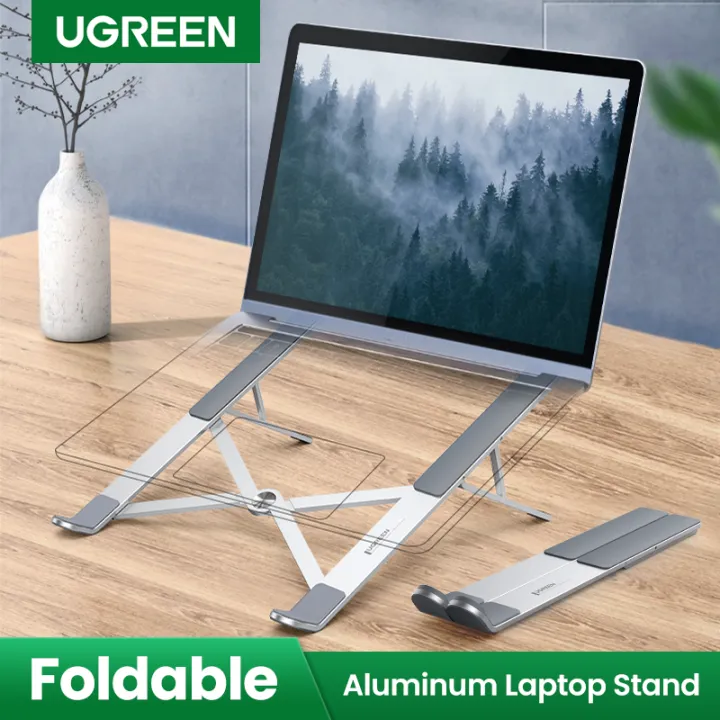 UGREEN%20Laptop%20Stand%20Holder%20For%20MacBook%20Air%20Pro%20Notebook%20Adjustable%20Foldable%20Aluminum%20Laptop%20Notebook%20Stand%20For%20PC%2011/13/17%20Inch%20-%20Image%202