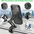 Waterproof Motorcycle Bike Mobile Phone Holder Support Universal Bicycle GPS 360° Adjustable. 