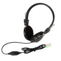 3.5mm Wired HD Sound Headphones Over Ear Headset Bass HiFi Music Stereo Microphone Earphones Adjustable Headset For PC MP3 Phone. 