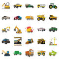 50PCS Cute Children's Cartoon Car Truck Stickers Kawaii DIY Skateboard Motor Graffiti Vehicle Sticker Decals Kids Learning Toys. 